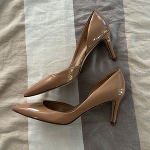 J. Crew Italian Made Nude Patent Leather Pumps